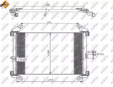Конденсатор EASY FIT NRF 35494 — фото 2