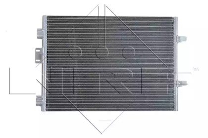 Радіатор кондиціонера Renault Clio 1.5 dCi 01-05 NRF 35544 — фото 3