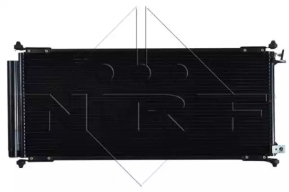 Радіатор кондиціонера (з осушувачем) Honda Jazz 1.2-1.5 VTEC/iDSi 02-08 NRF 35791
