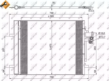 Конденсатор EASY FIT NRF 35884 — фото 2