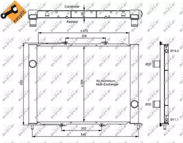 Конденсатор EASY FIT NRF 35887 — фото 2