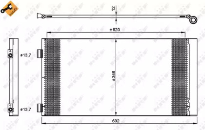 Конденсатор EASY FIT NRF 35961 — фото 2