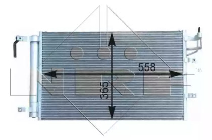 Радіатор кондиціонера NRF 35982
