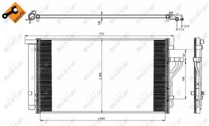Конденсатор EASY FIT NRF 35998 — фото 2