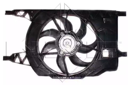 Вентилятор радіатора Renault Clio/Laguna 00- (з дифузором) NRF 47366