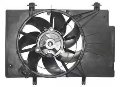 Вентилятор радіатора Ford B-Max 1.4/1.5/1.6TDCi 12-/Fiesta 1.2-1.6/1.4-1.6TDCi 08- (с дифузором) NRF 47649