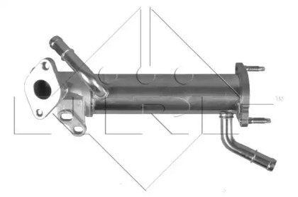 Радіатор рециркуляції ВГ Ford Transit 2.4 TDCi 06-14 NRF 48013