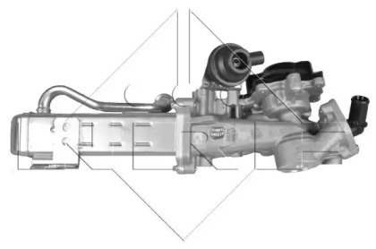 Радіатор рециркуляції ВГ з клапаном EGR Citroen C5 III 2.2 HDi 10- NRF 48206