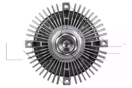 Муфта вентилятора Ford Transit 2.4DI 00-06 NRF 49521 — фото 3