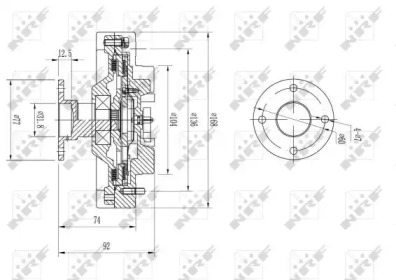 Сцепление NRF 49585 — фото 2