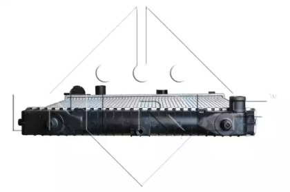 Радіатор охолодження MB 207-410D 86-96 (476x505x34) NRF 507665 — фото 3