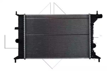 Радиатор охлаждения двигателя NRF 509516