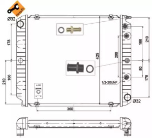 Теплообменник EASY FIT NRF 514782 — фото 6
