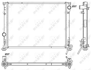 Радіатор охолодження Chrysler 300C 04- NRF 53041