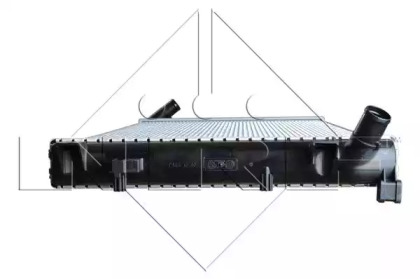 Радіатор охолодження Renault Master 2.5 dCi 06- NRF 53076 — фото 4