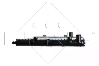 Радіатор охолодження Citroen C2/C3/C4/Peugeot 1007/2008/207 1.0-1.6 02- NRF 53531 — фото 4