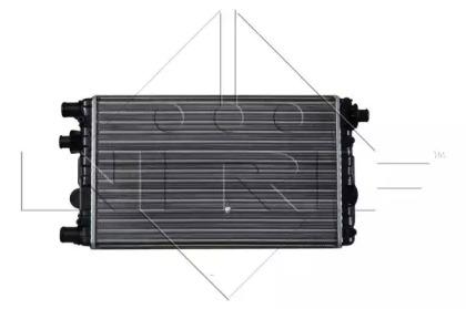 Радіатор охолодження Fiat Seicento 1.1 98-10 NRF 53602