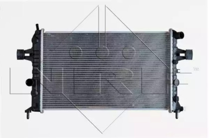 Радиатор охлаждения двигателя NRF 54668