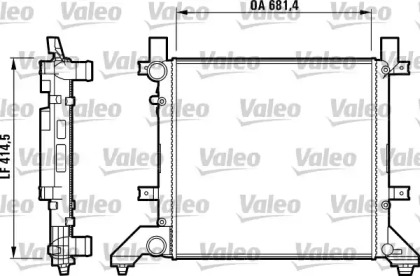 Радиатор системы охлаждения Valeo 731605