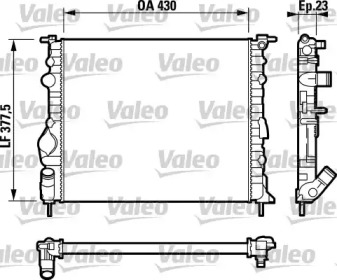 Радиатор Valeo 732389