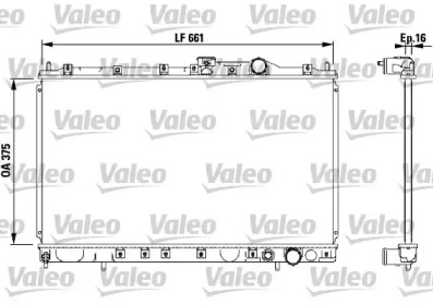 Радиатор Valeo 732539