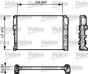 Радиатор Valeo 732849