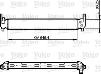 Радіатор системи охолодження Valeo 735310