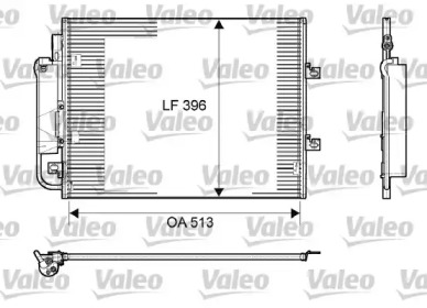 Конденсатор кондиціонера Valeo 814061