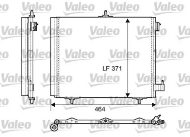 Конденсатор кондиціонера Valeo 814095