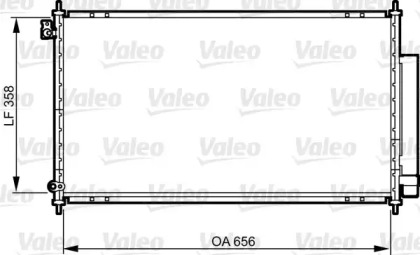 Конденсер Valeo 814242