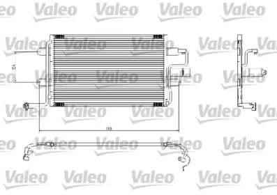 Конденсатор без хладогену Valeo 817244