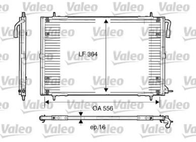 Конденсатор кондиционера Valeo 817283