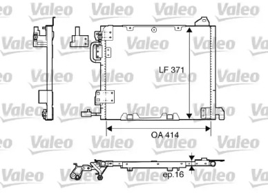 Конденсатор кондиционера Valeo 817506