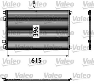 Конденсатор без хладогену Valeo 817608