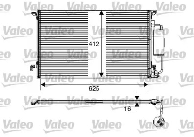 Конденсатор кондиціонера Valeo 817712