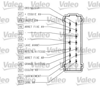 Перемикач підрульовий Renault Trafic II 2.0/2.5 dCi 06- (R) (склоочисники/Омивач) Valeo 251566 — фото 3