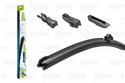 Безкаркасна щітка склоочисника Valeo HydroConnect Front 600мм 578511
