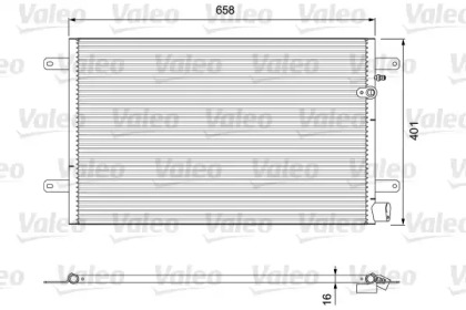 Конденсатор без хладогену Valeo 814004