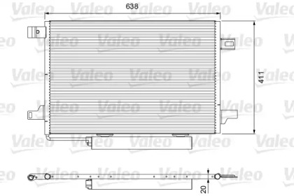 Конденсатор без хладогену Valeo 814249