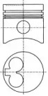 Поршень NURAL 87-109507-00
