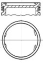 Поршень NURAL 87-118006-00