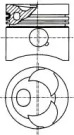 Поршень NURAL 87-176708-00