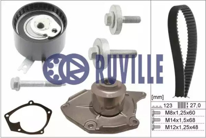 Комплект газорозподільчого механізму RUVILLE 55581702