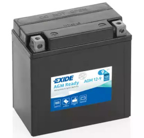 Аккумулятор мото EXIDE AGM 12V/9Ah/120A AGM12-9