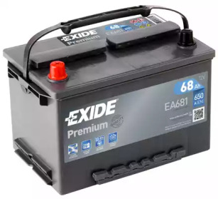 Акумулятор EXIDE EA681