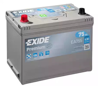 Акумулятор EXIDE EA755
