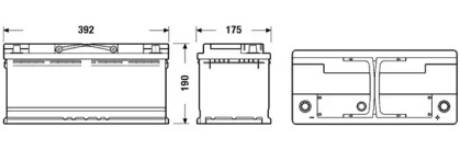 Акумулятор EXIDE EB1100