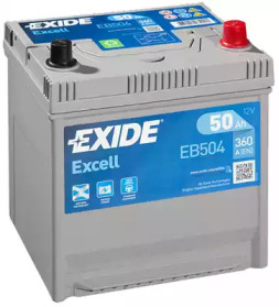 Акумулятор EXIDE 12V/50Ah/360 (R+) (200х173х222) EB504