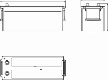 Акумуляторна батарея 140Ah/800A (513x189x223/+L/B00/B0) Strong Pro EFB+ EXIDE EE1403
