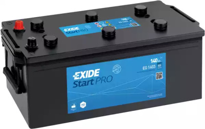 Акумуляторна батарея 140Ah/800A (513x189x223/+L) StartPro EXIDE EG1403 — фото 2